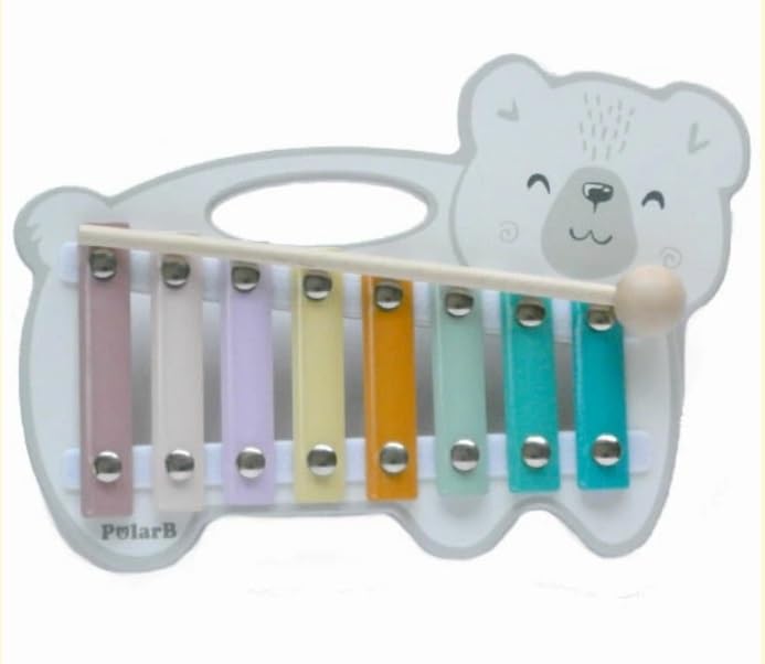 Amazon | ベビートイ おもちゃ ベビーおもちゃ 楽器 音楽 シロクマ